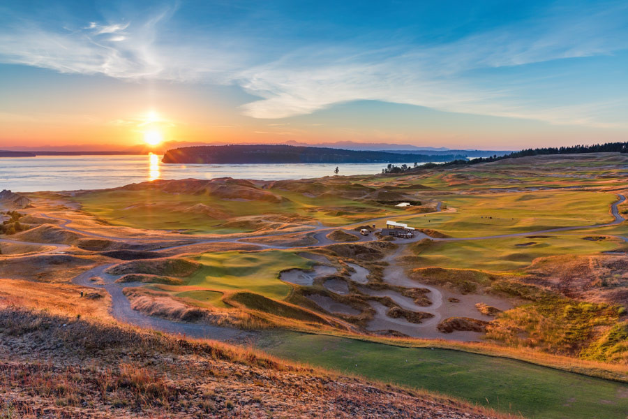 Chambers Bay Course Layout